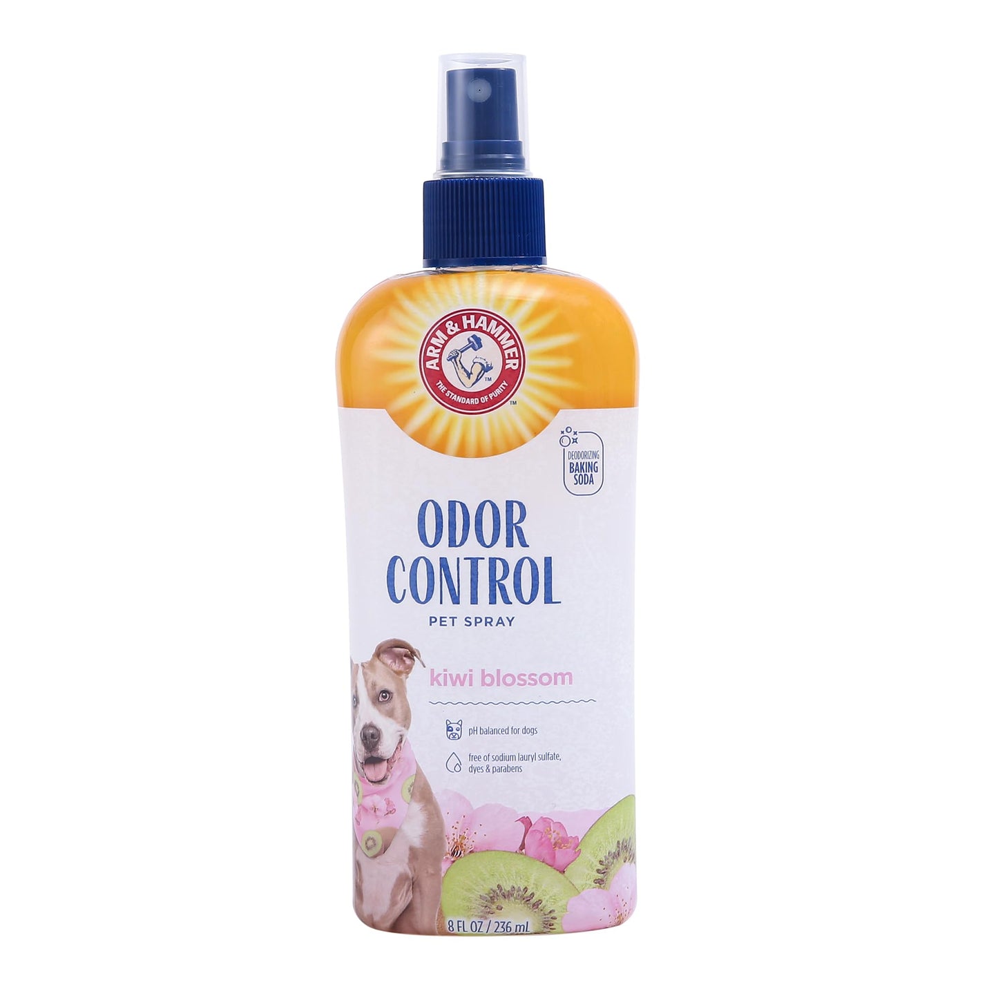 Arm & Hammer for Pets Super Deodorizing Spray for Dogs | Best Odor Eliminating Spray for All Dogs & Puppies | Fresh Kiwi Blossom Scent That Smells Great 8 Ounces