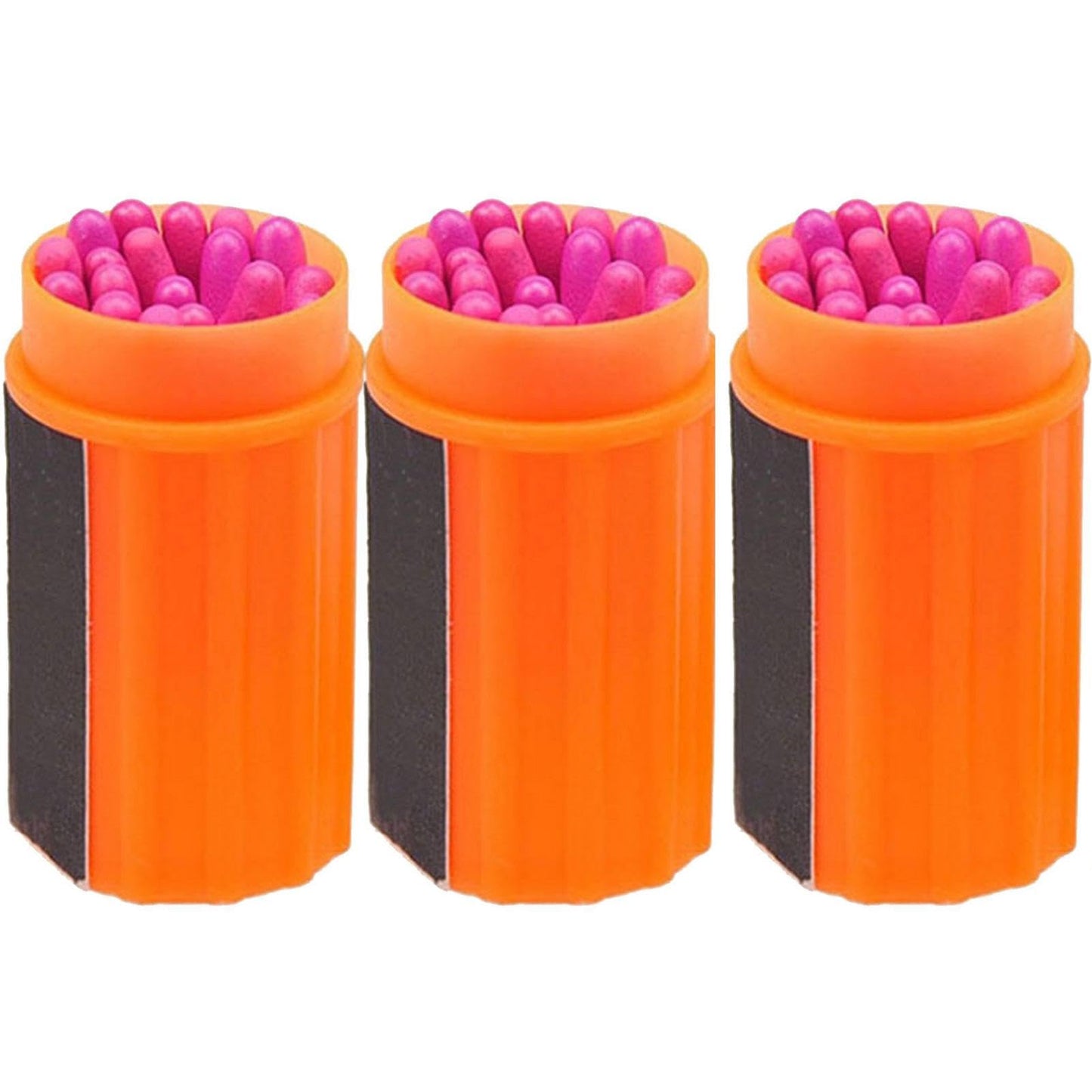 Windproof Waterproof Matches 60 Pieces/Barrel Outdoor Stormproof Match Kit with Case Portable Survival Matches Emer-gency Fire Starter Matches Survival Tool for Outdoor Camping Hiking Fishing
