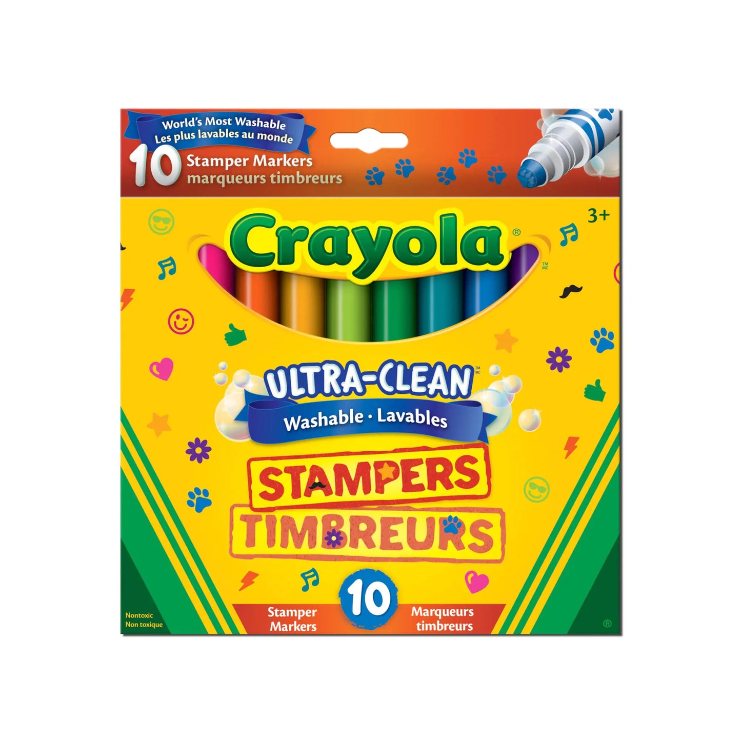 Crayola Ultra Clean Washable Stampers Markers Arts & Crafts (56-8169)