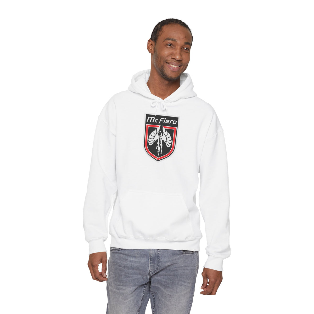 Mr. Fiero Crest Hoodie | Motorcycle Emblem Pullover