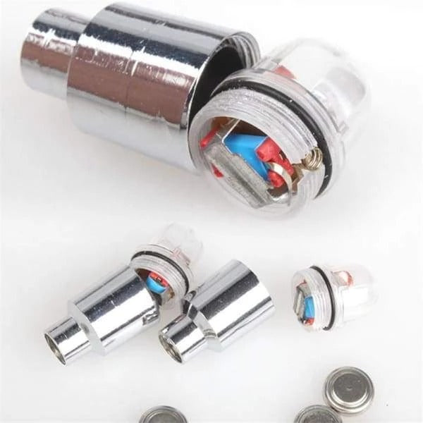 Bicycle Valve LED Lights with Colorful Effects