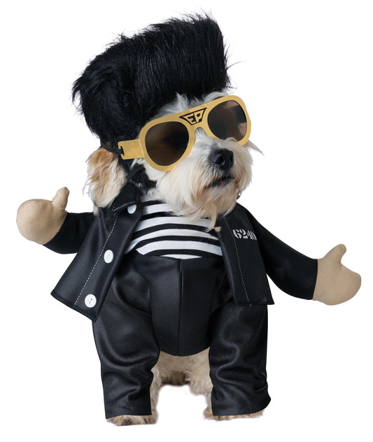 Elvis Presley Jailhouse Rock Costume X-Small for Teacup Sized Dogs