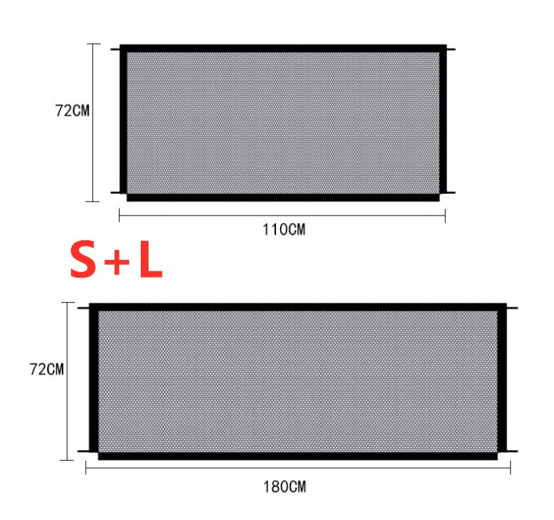 Pet Protection Fence Nylon Foldable Dog Isolation