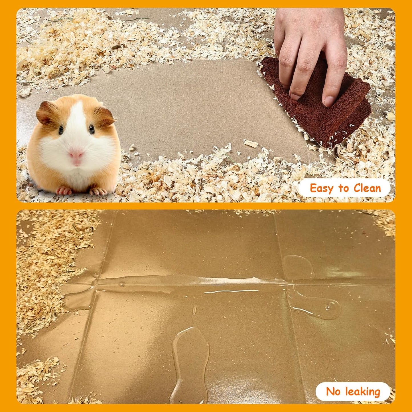FUNZEAL Guinea Pig Cages-8 Sq.Ft Acrylic Guinea Pig House