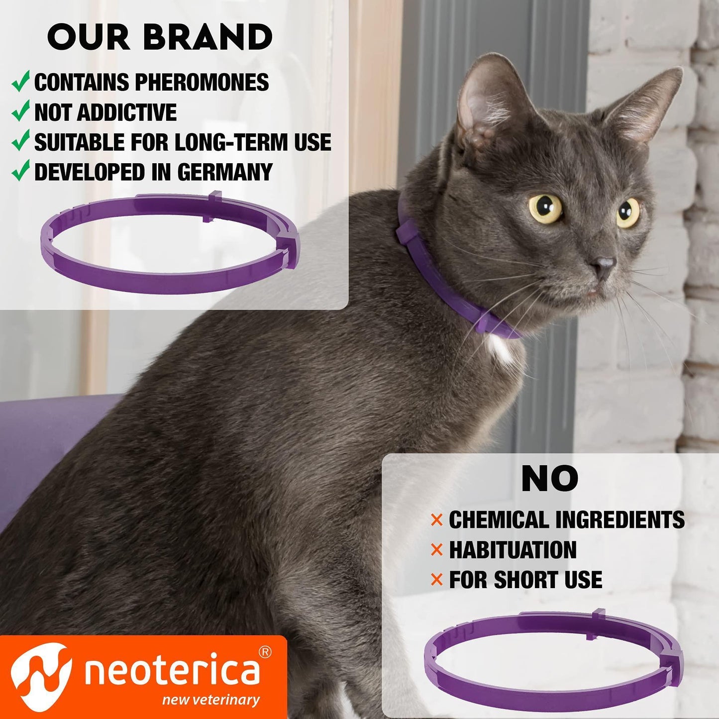 Soothing Cat Calming Pheromone Collar